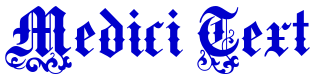 Medici Text шрифт